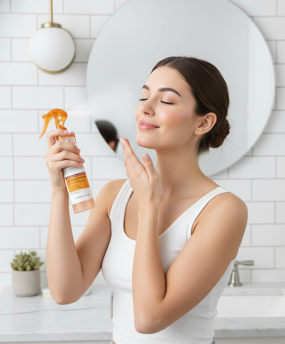 Peel Shot Keratin Care Kojic Acid Turmeric Spray | Gentle Exfoliating Mist for Smoother, Brighter Skin Tone | Keratin Care for All Skin Types