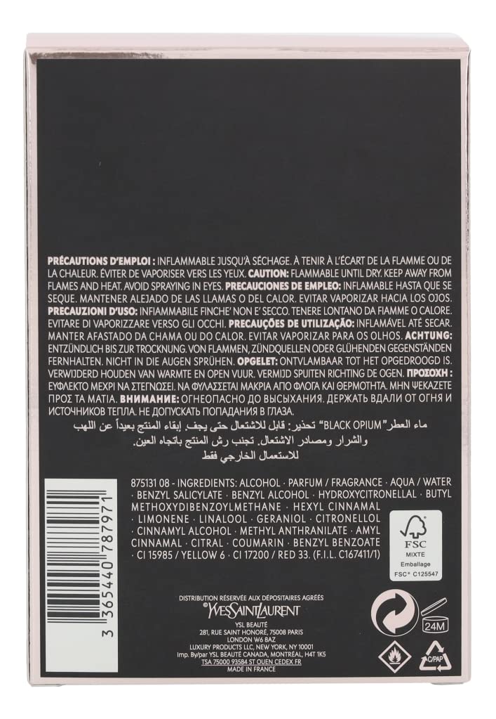 Womens - YSL Black Opium Perfume 90ML