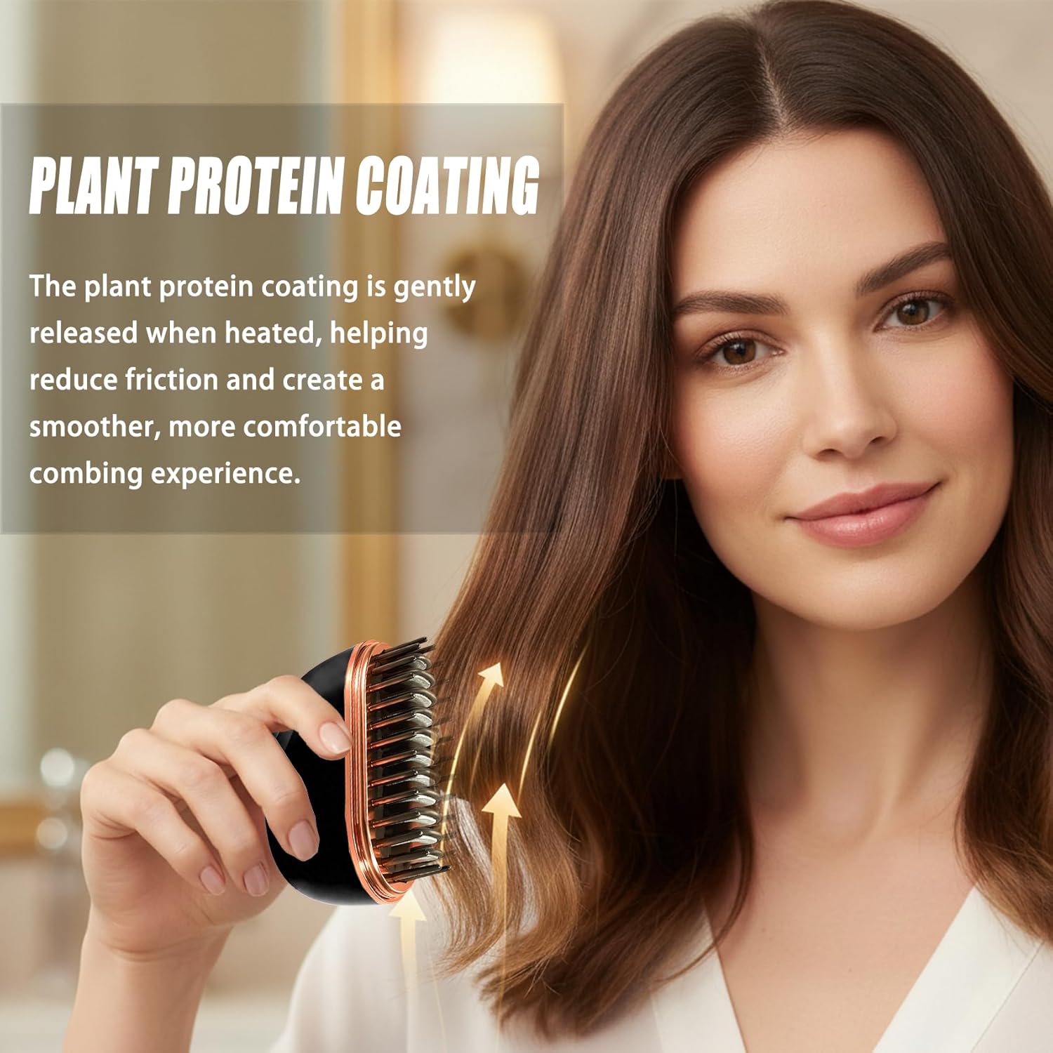 BeautyBrush Portable Mini Hair Straightener 2 in 1