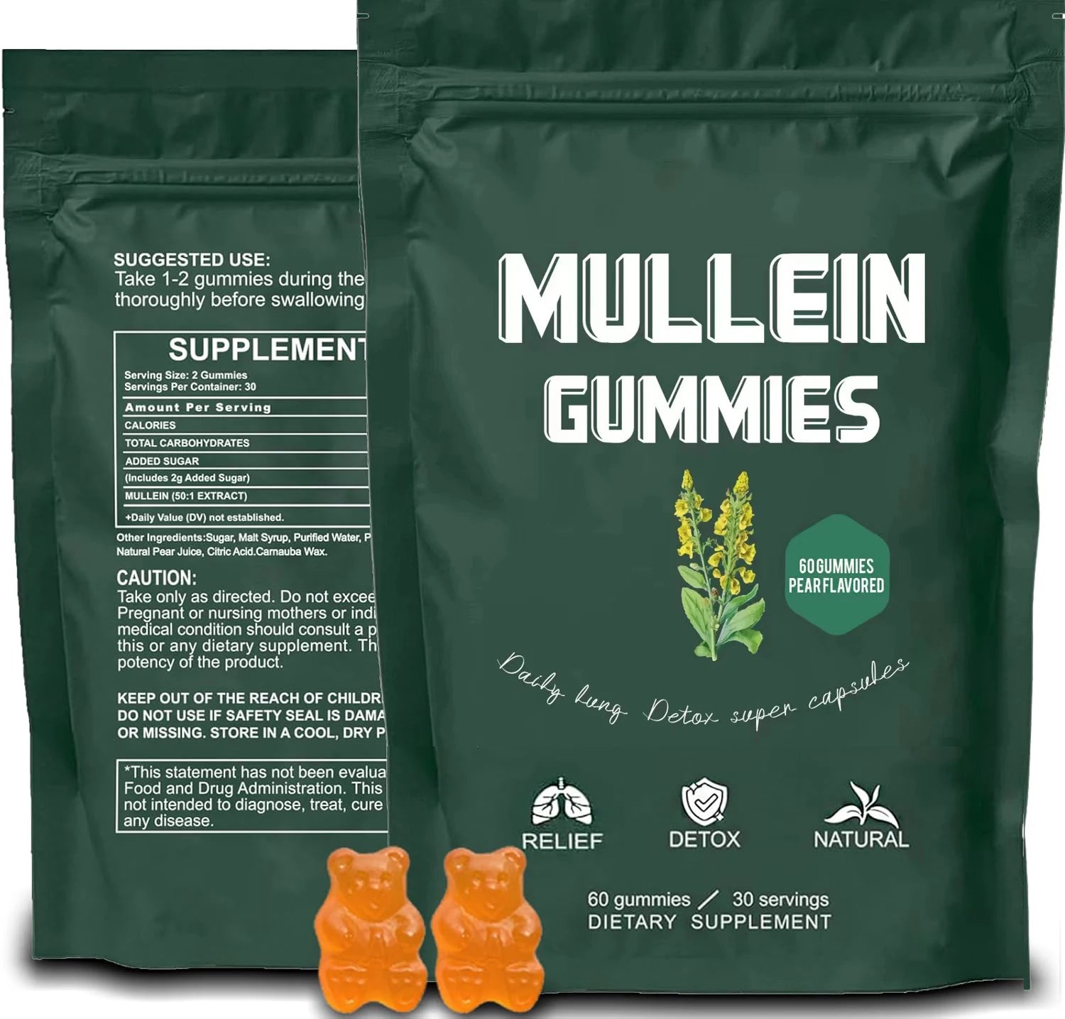 Mullein Gummies (60 Pack)